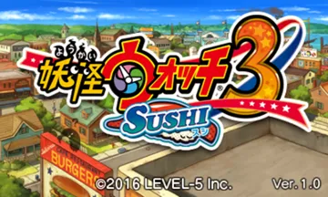 Yo-Kai Watch 3 - Sushi (Japan) screen shot title